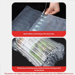 100PCS Air Column Protective Bags Shockproof Packaging for Milk Powder Cans