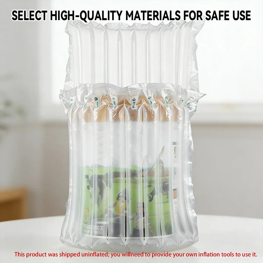 100PCS Air Column Protective Bags Shockproof Packaging for Milk Powder Cans