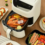 Air Fryer Silicone Pot Basket Liner Non Stick Reusable Baking Tray Accessories - Grey