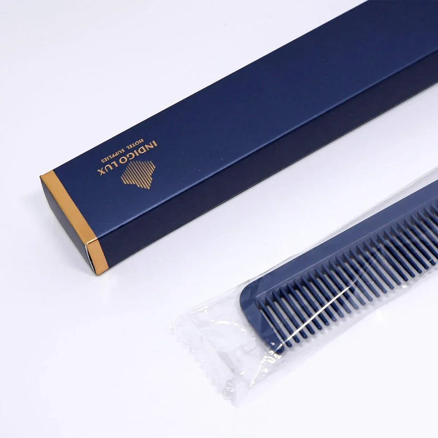 50PCS Individually Wrapped Combs for Hotel Guesthouse and Restaurant Bathroom - Blue, image 8