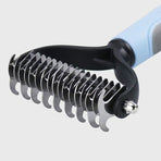 Small Dog Pet Cat Grooming Comb Brush Undercoat Rake Dematting Deshedding Trimmer - Pink