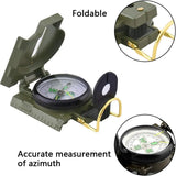 Compass Multifunctional Outdoor Navigation Tool Green Direction Finder Hiking - Extra Image