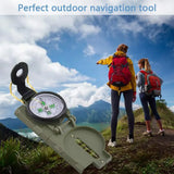 Compass Multifunctional Outdoor Navigation Tool Green Direction Finder Hiking - Extra Image