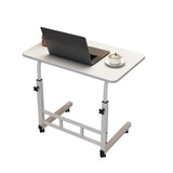 Laptop Desk Adjustable Height Mobile Side Table Ergonomic Design Stable Durable - Front View