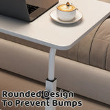 Laptop Desk Adjustable Height Mobile Side Table Ergonomic Design Stable Durable - Rear View