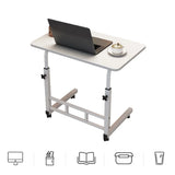 Laptop Desk Adjustable Height Mobile Side Table Ergonomic Design Stable Durable - Extra Image