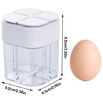 4X 4 in1 Seasoning Jar 4 Compartment Spice Storage Box Kitchen Organisation Case