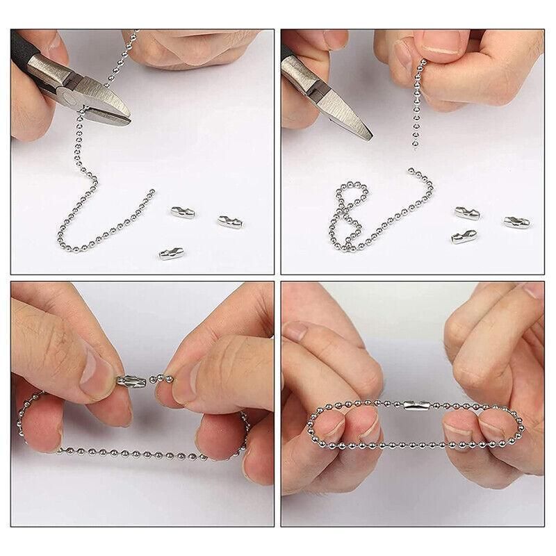 Upto20X Connector Roman Roller Blind Ball Chain Cord Joiner Vertical Hollandpart