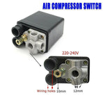 Air Compressor Pressure  Switch Control Valve Replacement Parts 90-125 Psi 240V