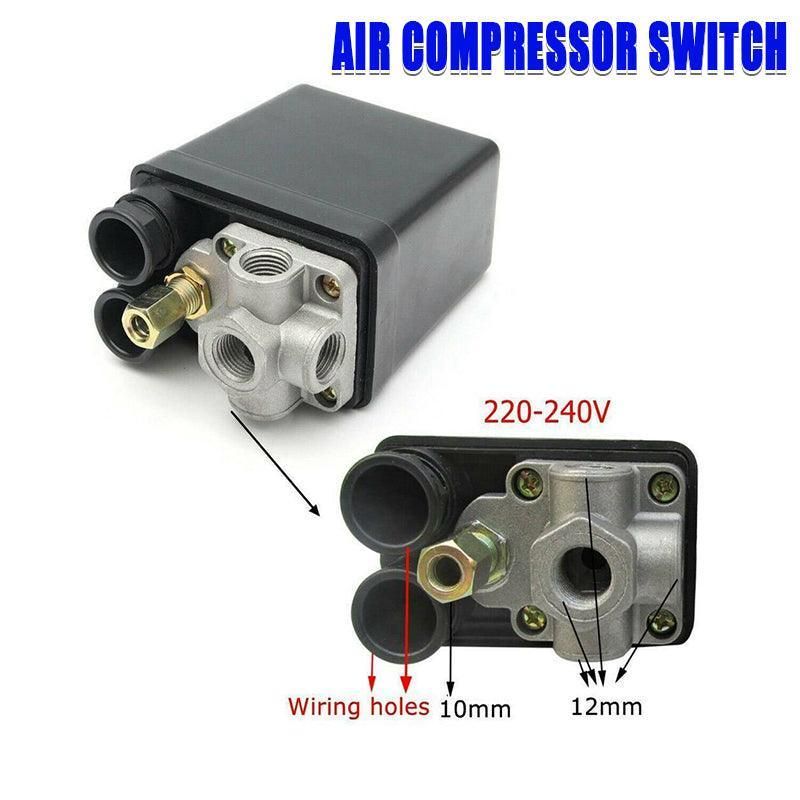 Air Compressor Pressure  Switch Control Valve Replacement Parts 90-125 Psi 240V