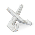 Wooden Plate Stand Rack Display Holder Wooden Support Desktop Reading Stand - White