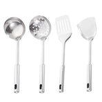 4PCS Kitchen Utensils Set Stainless Steel Cooking Tools Cookware Spoon Turner