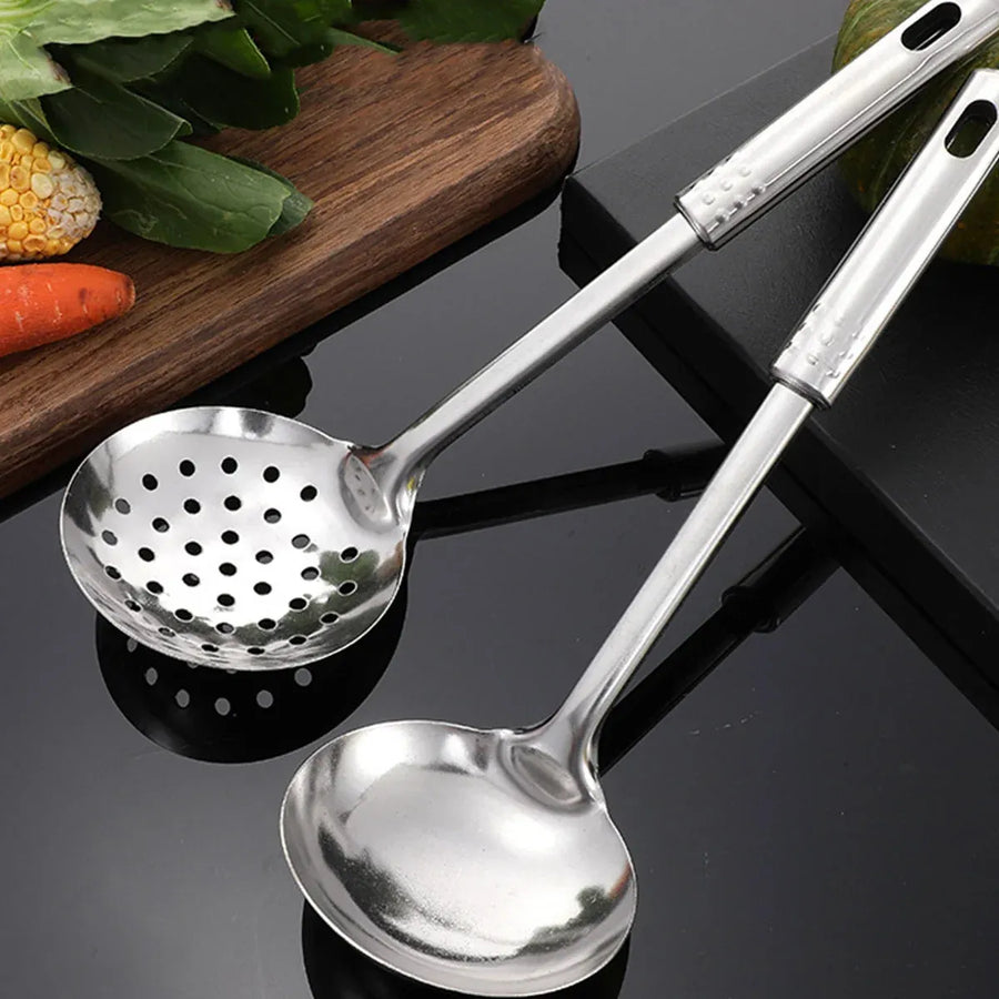 4PCS Kitchen Utensils Set Stainless Steel Cooking Tools Cookware Spoon Turner
