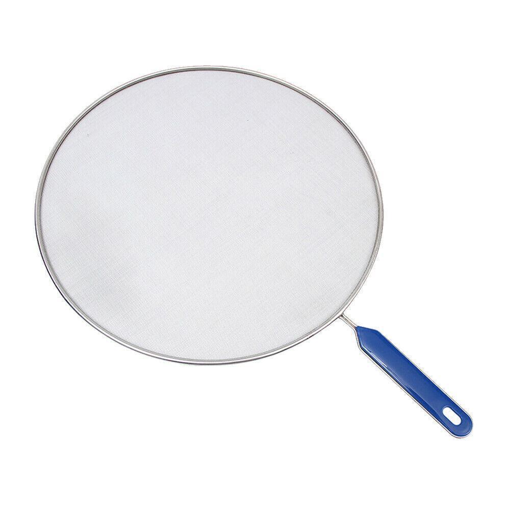 4Size Anti Splatter Guard Oil Net Splash Cover Pan Screen Kitchen Cooking Frying - 33CM