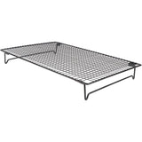 Collapsible Black Mesh Cake Cooling Rack Foldable Baking Tray for Kitchen Use - Front View