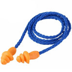 12X Reusable Corded Silicone Earplugs for Sleeping Working Travelling