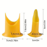 3set Fruit and Vegetable Corer Seed Remover Kitchen Tool for Easy Food Prep - Side View