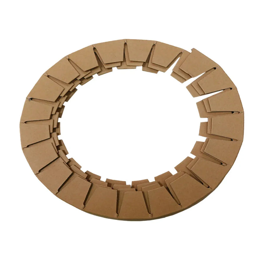 Coil Edge Guard Paper Corner Protector for Steel Iron Aluminium Roll Packing Use - 50x40mm