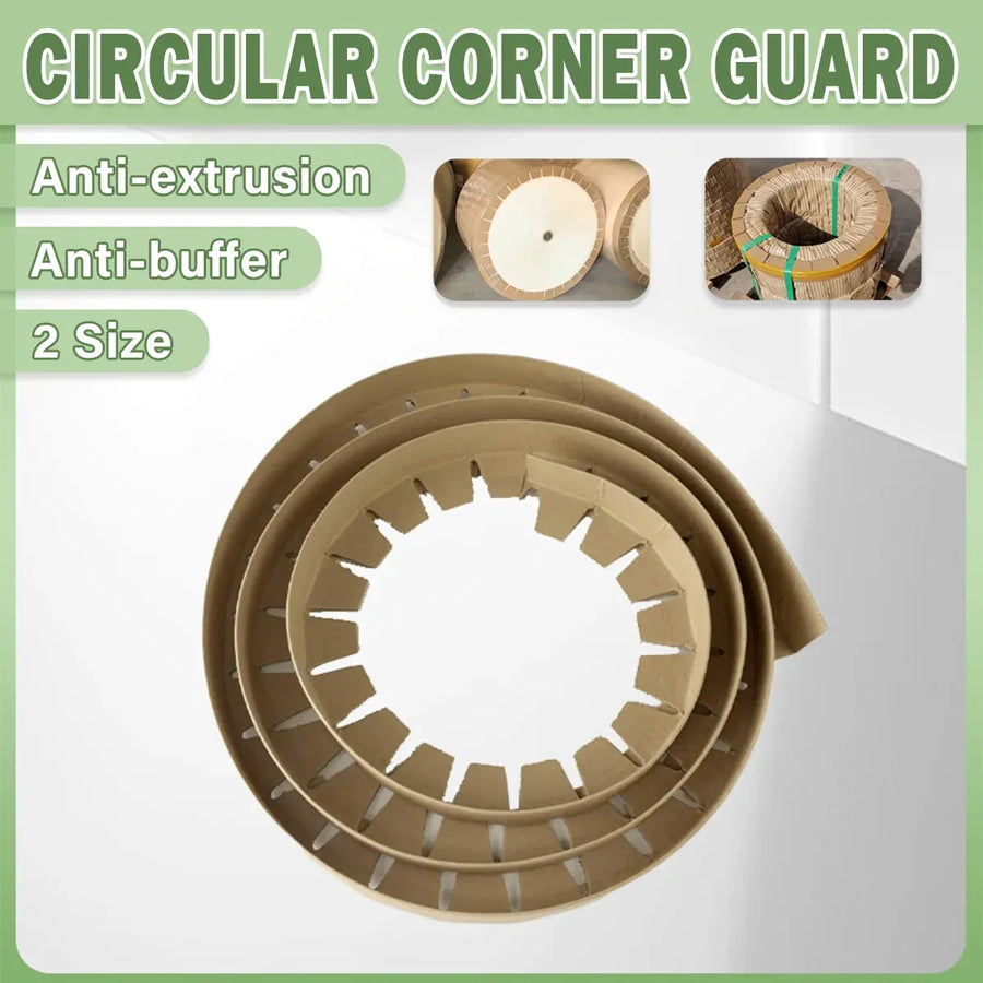Coil Edge Guard Paper Corner Protector for Steel Iron Aluminium Roll Packing Use - 50x40mm