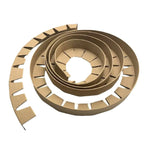 Coil Edge Guard Paper Corner Protector for Steel Iron Aluminium Roll Packing Use - 50x40mm