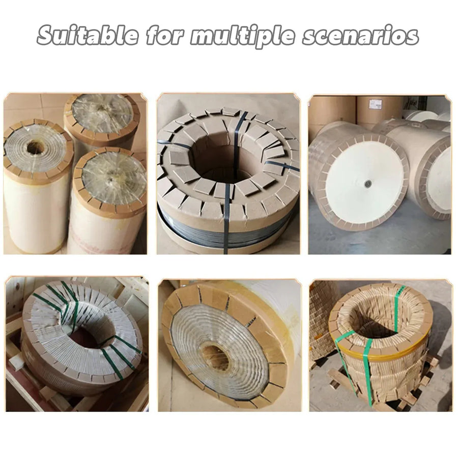 Coil Edge Guard Paper Corner Protector for Steel Iron Aluminium Roll Packing Use - 50x40mm
