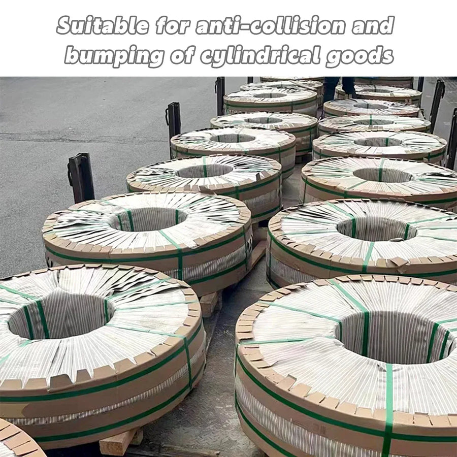 Coil Edge Guard Paper Corner Protector for Steel Iron Aluminium Roll Packing Use - 50x40mm