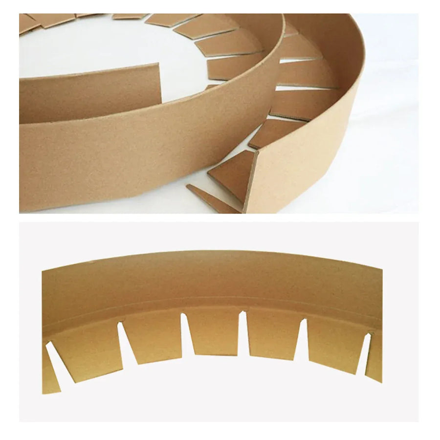 Coil Edge Guard Paper Corner Protector for Steel Iron Aluminium Roll Packing Use - 50x40mm
