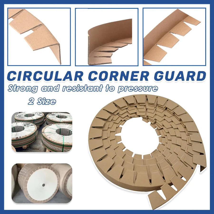 Coil Edge Guard Paper Corner Protector for Steel Iron Aluminium Roll Packing Use - 50x40mm