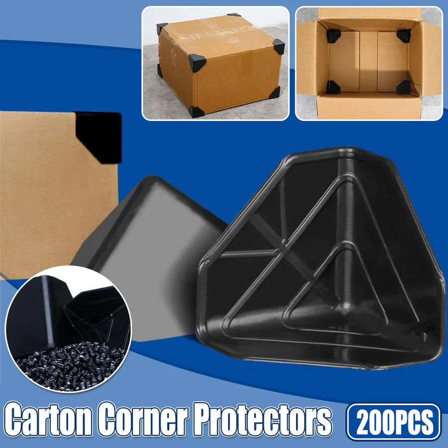 200pcs Plastic Corner Protectors Carton Anti Collision Box Edge Protection Guard