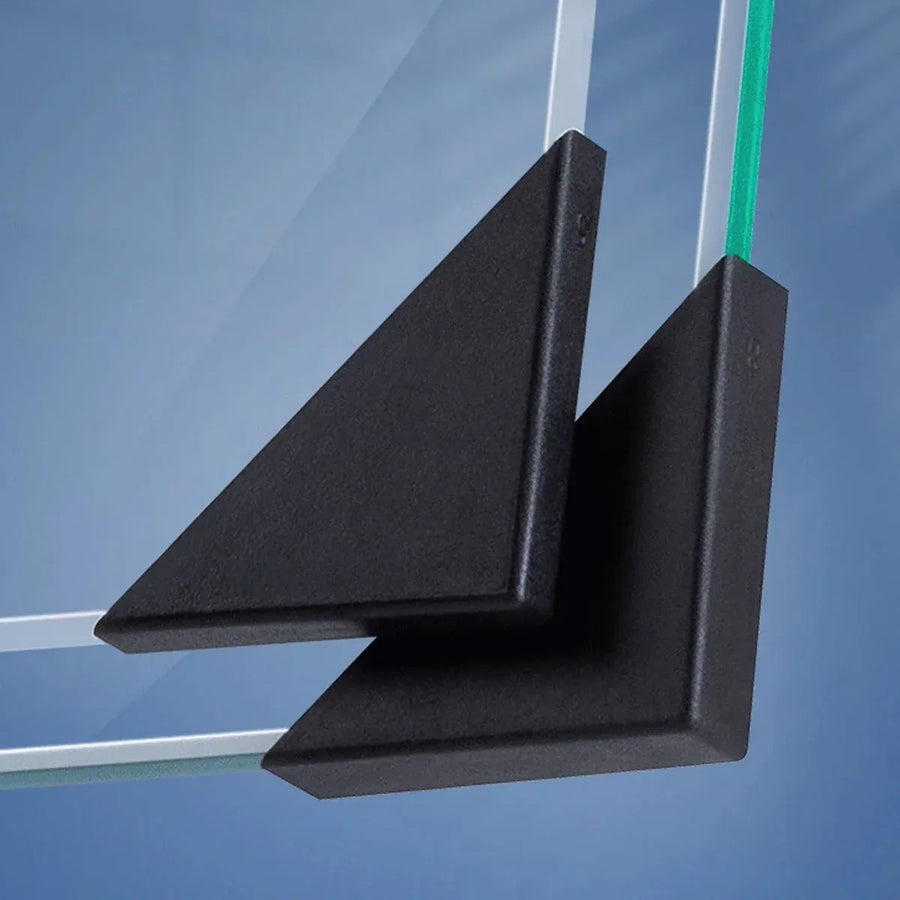200pcs Glass Corner Protector Plastic Tile Sleeve for Acrylic Anti Collision Use - 35x35x4mm