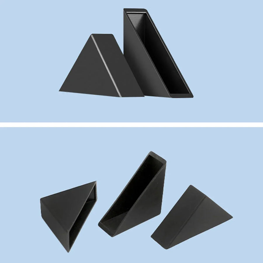 200pcs Glass Corner Protector Plastic Tile Sleeve for Acrylic Anti Collision Use - 35x35x3mm