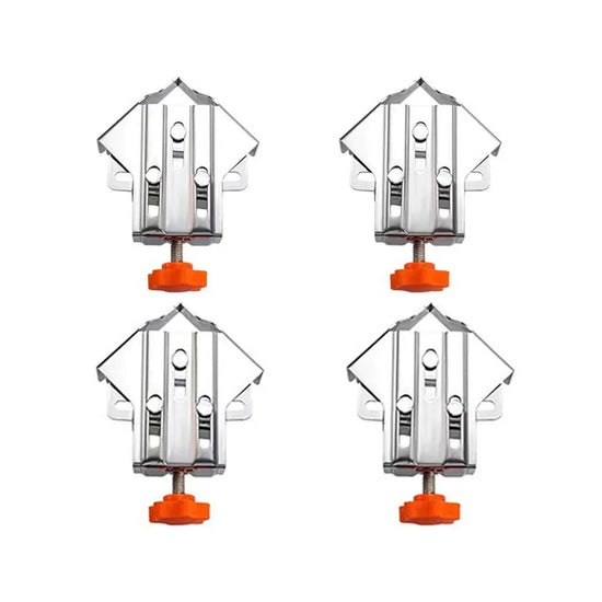 Angle Clamp Set 4pcs 90-Degree Adjustable L Shape Corner Woodworking Position - Closed style