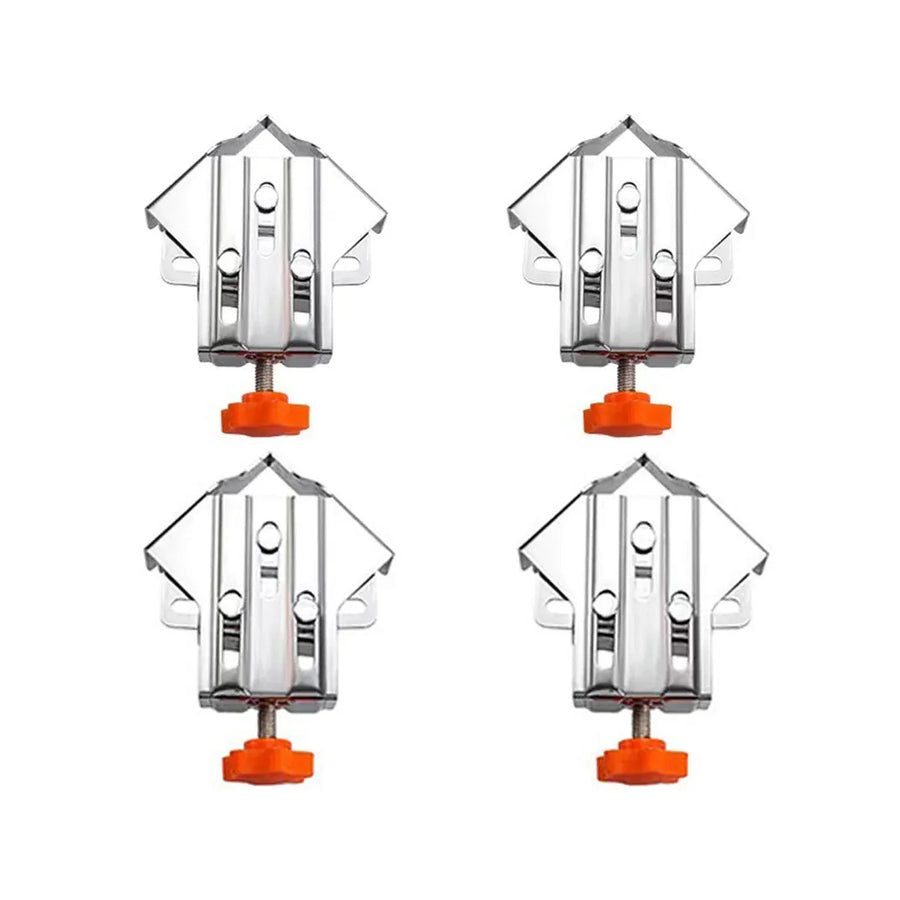 Angle Clamp Set 4pcs 90-Degree Adjustable L Shape Corner Woodworking Position - Closed style