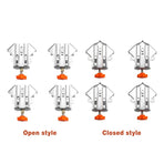 Angle Clamp Set 4pcs 90-Degree Adjustable L Shape Corner Woodworking Position - Closed style