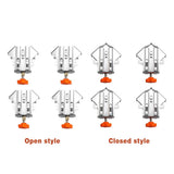 Angle Clamp Set 4pcs 90-Degree Adjustable L Shape Corner Woodworking Position - Closed style - 45-Degree Angle