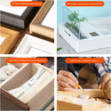 Angle Clamp Set 4pcs 90-Degree Adjustable L Shape Corner Woodworking Position - Closed style - Low Angle