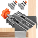 Angle Clamp Set 4pcs 90-Degree Adjustable L Shape Corner Woodworking Position - Closed style - Extra Image