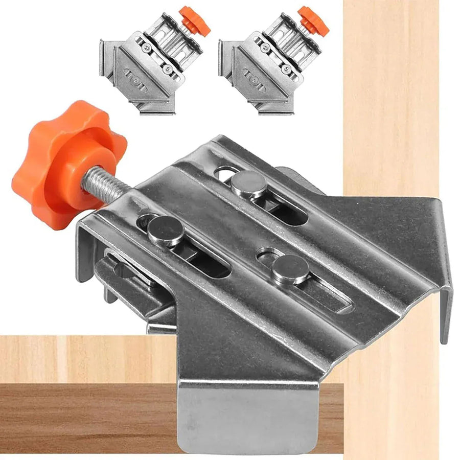 Angle Clamp Set 4pcs 90-Degree Adjustable L Shape Corner Woodworking Position - Closed style