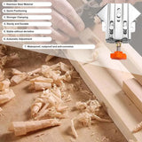 Angle Clamp Set 4pcs 90-Degree Adjustable L Shape Corner Woodworking Position - Closed style - Extra Image