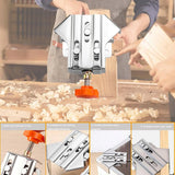 Angle Clamp Set 4pcs 90-Degree Adjustable L Shape Corner Woodworking Position - Closed style - Extra Image