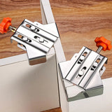 Angle Clamp Set 4pcs 90-Degree Adjustable L Shape Corner Woodworking Position - Closed style - Extra Image