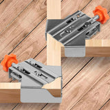 Angle Clamp Set 4pcs 90-Degree Adjustable L Shape Corner Woodworking Position - Closed style - Extra Image