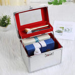Aluminium Alloy Cosmetic Case Portable Handheld Storage Box Multifunctional