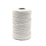 Cotton Rope Macrame Cord 1-12mm DIY Craft Tapestry Binding Decorative String - 12mm x 50m - Low Angle