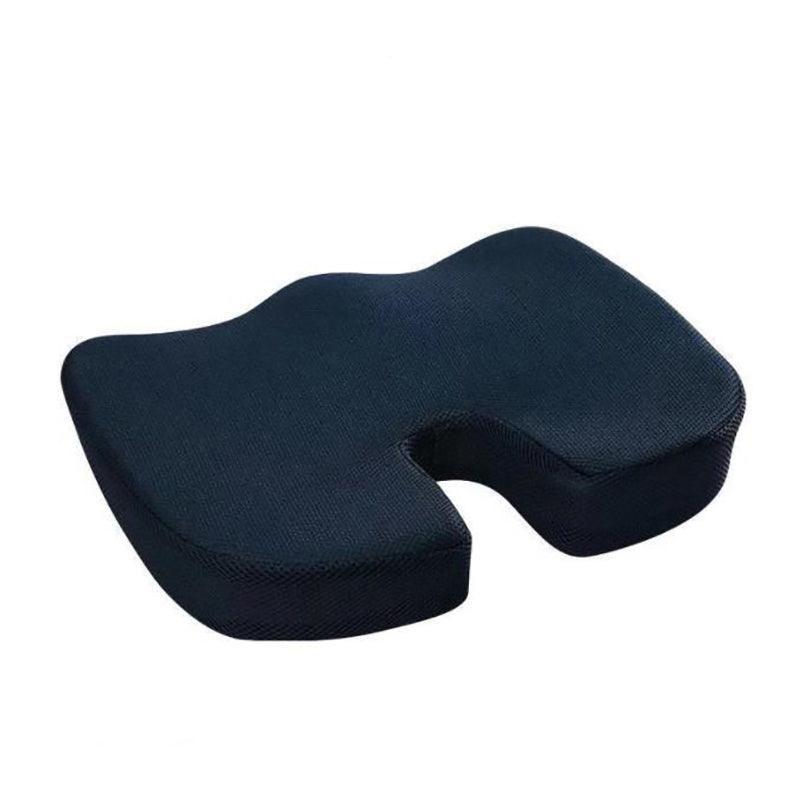 Orthopaedic Memory Foam Seat Cushion Support Back Pain Chair Pillow Car - Blue