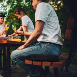 Orthopaedic Memory Foam Seat Cushion Support Back Pain Chair Pillow Car - Grey - Side View