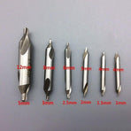 6Pcs Combined Center Drill Countersink Bit Lathe Mill Tackle Kit High Speed