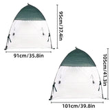 Plant and Vegetable Protective Cover Insect Proof Mesh Garden Netting Cover - 101x101x105cm - Side View