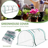 PVC Greenhouse Cover Replacement Plant Tent Garden Shelter No Frame - Grid - Top-Down View
