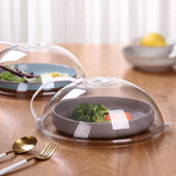 Microwave Safe Food Grade Plastic Splash Proof and Dustproof Heating Cover - 45-Degree Angle